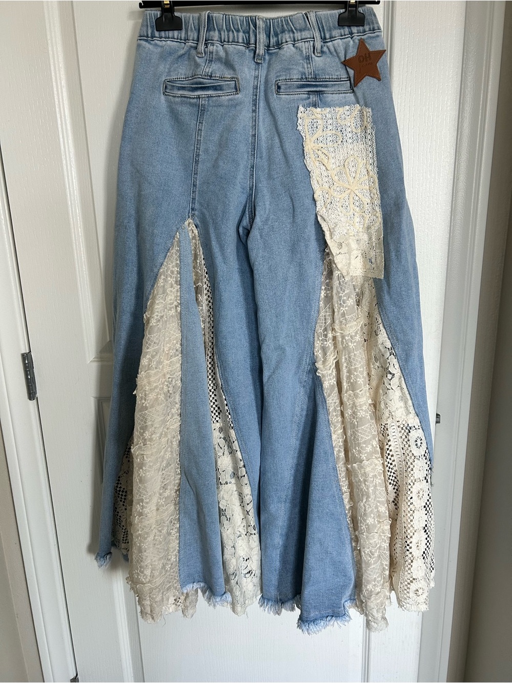 Oli & Hali Light Blue Denim Jeans with Elastic Waist - Picture 5 of 15